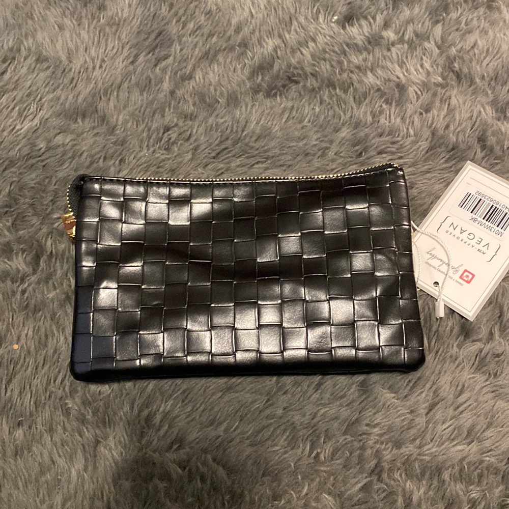 NWT faux leather satchel